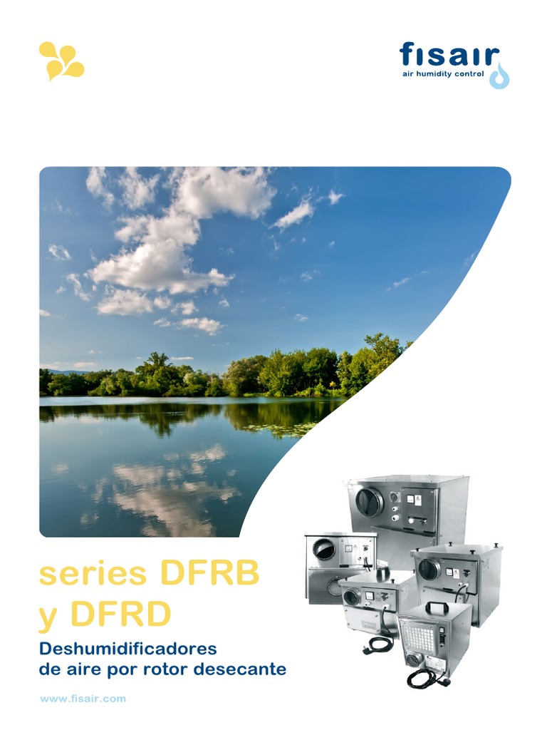 Deshumidificadores DFRB y DFRD Fisair | PDF | Humedad | Aire acondicionado