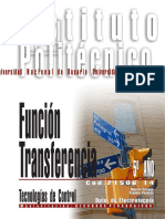 21506-14 TECNOLOGIA DE CONTROL Función Transferencia