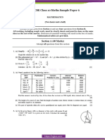 ICSE Class 10 Maths Sample Paper 6