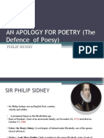 Apology For Poetry (The Defence of Poesy