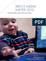 Children'S Media BAROMETER 2010:: The Use of Media Among 0-8-Year-Olds in Finland