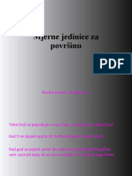 Mjerne Jedinice Za Povrsinu NND