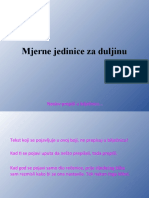 Mjerne Jedinice Za Duljinu NND