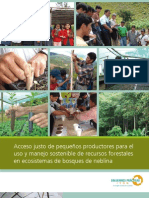 Acceso justo manejo sostenible pequeños productores en ecosistemas forestales  - Roland Urban