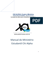 Manual Do Ministério Estudantil Chi Alpha