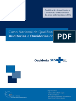 Curso Nacional de Qualificacao de Auditorias e Ouvidorias Do Sus - Ouvidoria