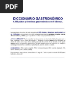 Ag. - Diccionario Gastronomico