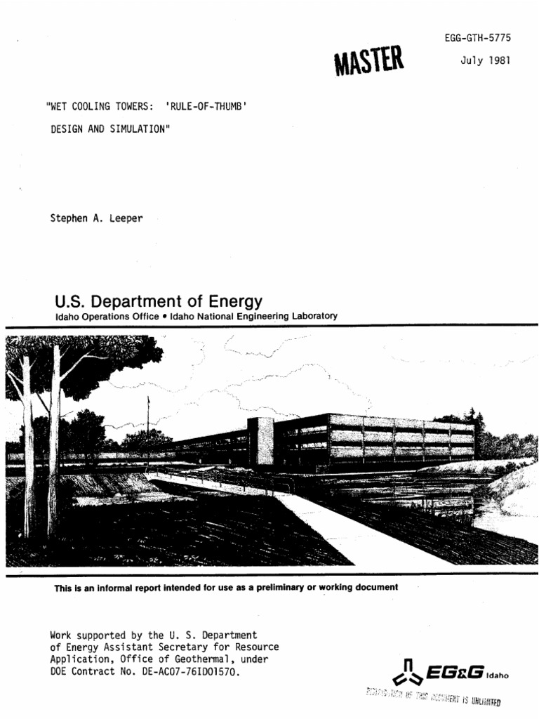 Wet Cooling Towers Design Guide | PDF | Heat Transfer | Heat