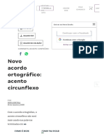 Novo Acordo Ortográfico - Acento Circunflexo