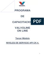 3 Nivel de Servicio API CK-4, FA-4 2019