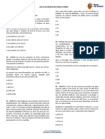 Exercícios de Matemática para o ENEM