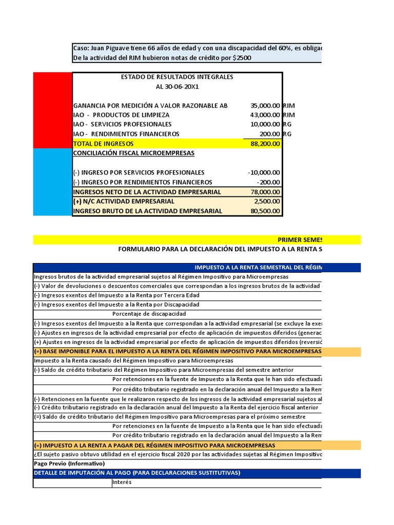 Formulario 125 Práctico | PDF | Impuesto sobre la renta | Impuestos