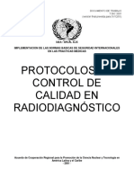 Arcal 49 Protocolos de Control de Calidad en Radiodiagnóstico