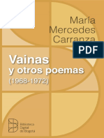 María Mercedes Carranza - Vainas y Otros Poemas