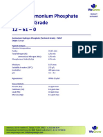 Mono Ammonium Phosphate Technical Grade Data Sheet