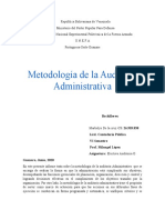 Informe de Metodologia de Auditoria