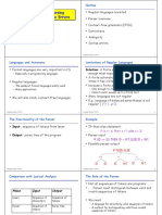 Introduction To Parsing Ambiguity and Syntax Errors: Outline