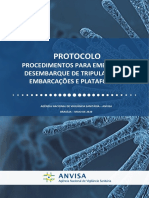 ANVISA-PROTOCOLO Procedimentos para Embarque e Desembarque