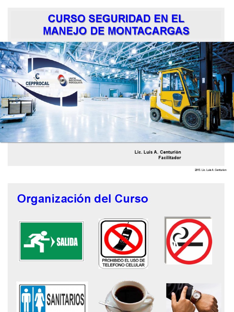 Seguridad en Manejo de Montacargas | PDF | Máquina elevadora ...