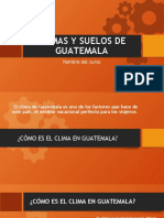 Climas y Suelos de Guatemala