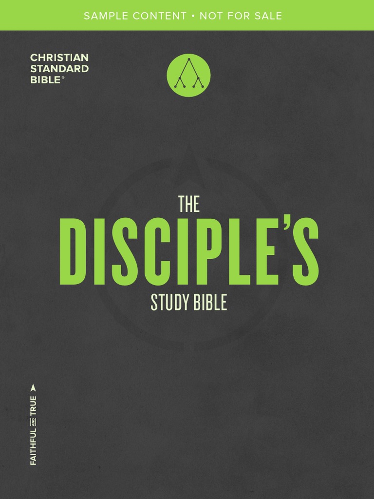 CSB Disciple's Study Bible Overview PDF Epistle To The Philippians