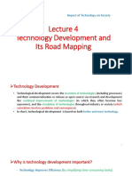 Technology Development and Its Road Mapping: Impact of Technology On Society