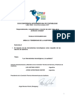 AREA 2. Las Herramientas Tecnológicas y La Auditoría. Godoy - Santesteban