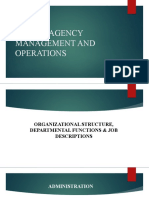 Travel Agency Management and Operations
