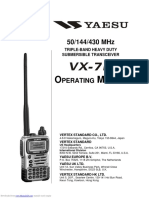 Triple-Band Heavy Duty Submersible Transceiver: Vertex Standard Co., Ltd. Vertex Standard