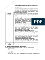 Analisis Struktur Dan Kaidah Kebahasaan Teks Prosedur