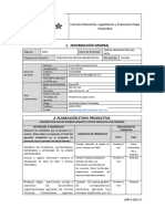 Formato Planeación Seguimiento y Evaluación Etapa Productiva