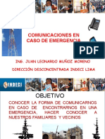 Comunicaciones en Caso de Emergencia