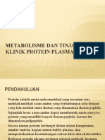 Metabolisme Dan Tinjauan Klinik Protein Plasma