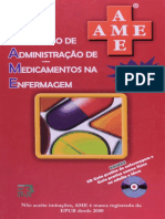 Resumo Ame Dicionario de Administracao de Medicamentos Na Enfermagem Varios Autores