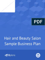 Hair and Beauty Salon Sample Business Plan