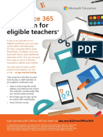 Office 365: Free Education For Eligible Teachers