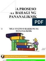 Proseso NG Paghahanda NG Papel Na Pananaliksik