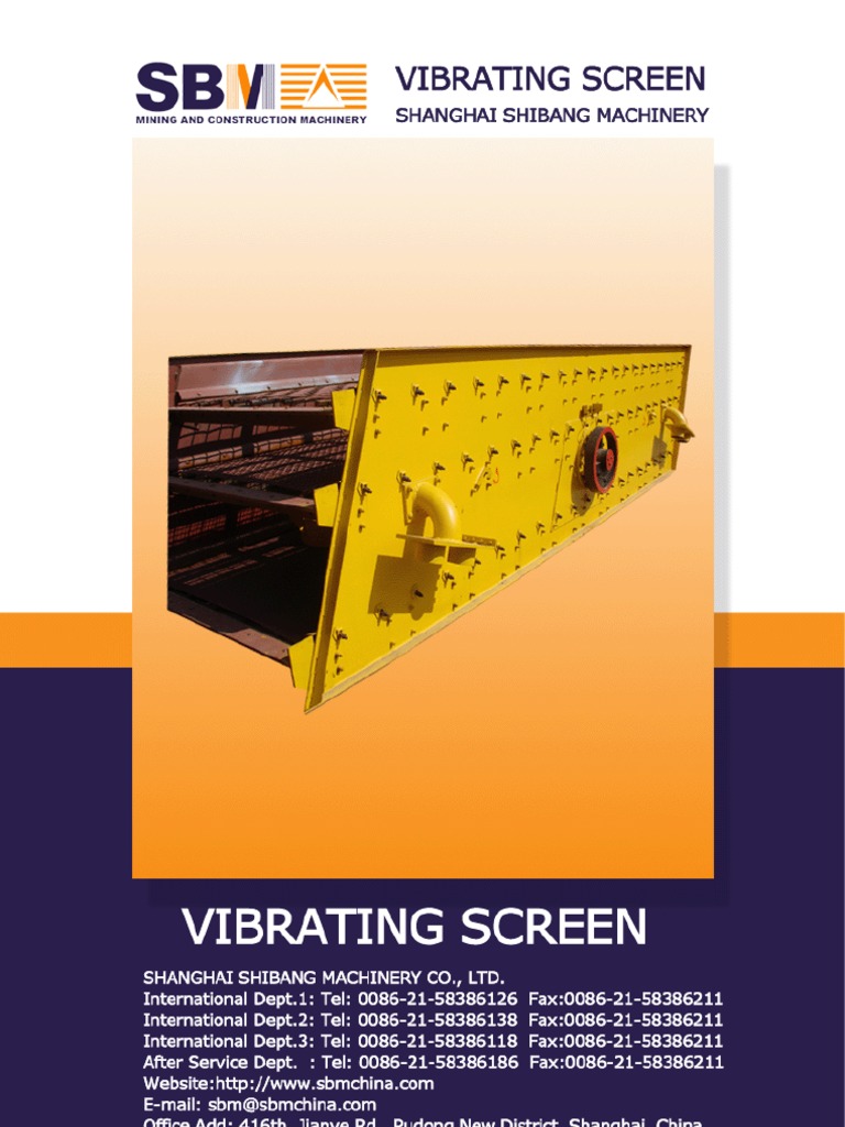 Vibrating Screen | PDF