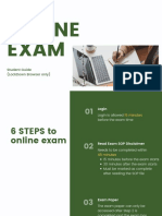 ONLINE EXAM GUIDE 2021 (Lockdown Browser Only)