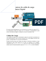 Tutorial Trasmisor de Celda de Carga HX711