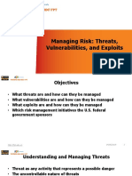Chapter02-Managing Risk-Threats, Vulnerabilities, and Exploits
