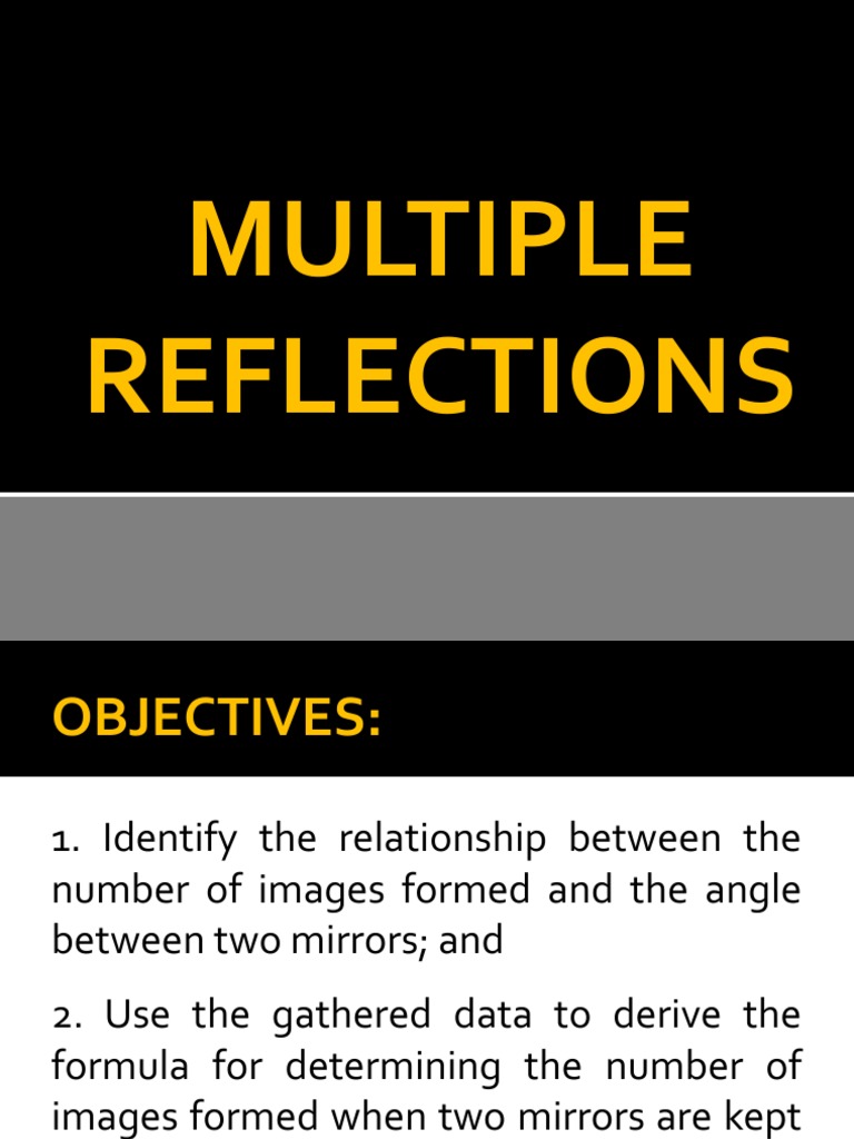 2.1 Multiple Reflection | PDF | Mirror | Angle