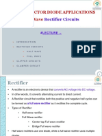 Semiconductor Diode Applications: Full Wave Rectifier Circuits