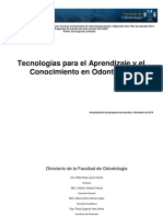 Tecnologías Para El Aprendizaje y El Conocimiento en Odontología 2019-2020_0
