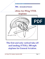 Arc Wing Vtol Airplane Brochure Two Column