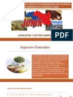 PLAN BICENTENARIO EN EL ASPECTO DE SOSTENIBILIDAD CON LA POLÍTICA DEL MEDIO AMBIENTE EN LA REGIÓN DE JUNIN - LAST