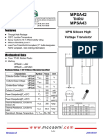 MPSA42 MPSA43: Mccsemi