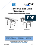 7600 Series CE End Drive Conveyors: Installation, Maintenance and Parts Manual