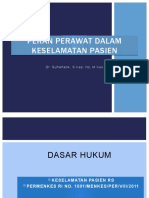 Peran Perawat Dalam Keselamatan Pasien, PPT 2021, REV2