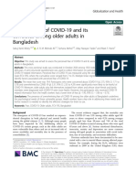 Exploring Fear of COVID-19 and Its Correlates Among Older Adults in Bangladesh